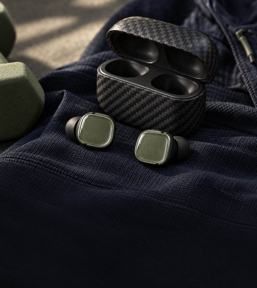 Lette earbuds, der bliver siddende
